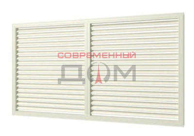 Решетка радиаторная ПВХ слоновая кость (0,6 х 1,5 м)